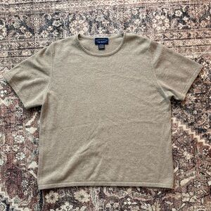 Charter Club 2-Ply Cashmere Short Sleeve Sweater